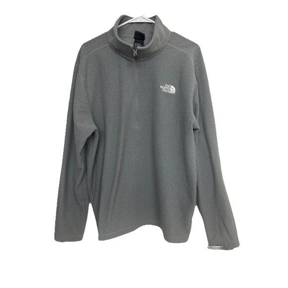 The North Face Men’s Gray 1/4 Zip Fleece Pullover XL - Picture 1 of 6